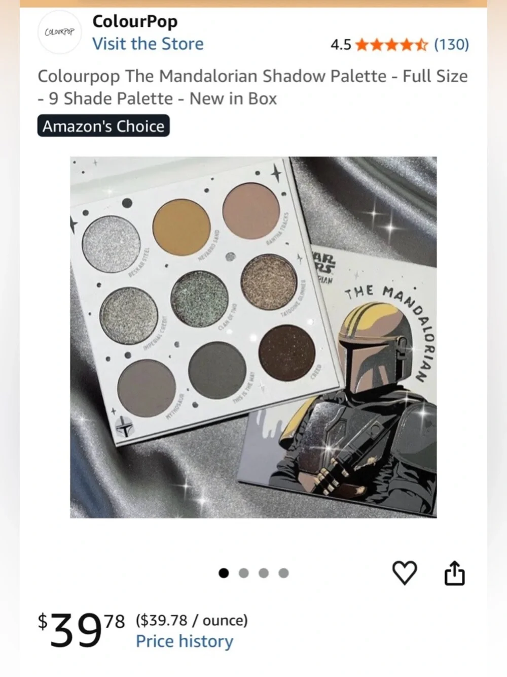 Colourpop this palette